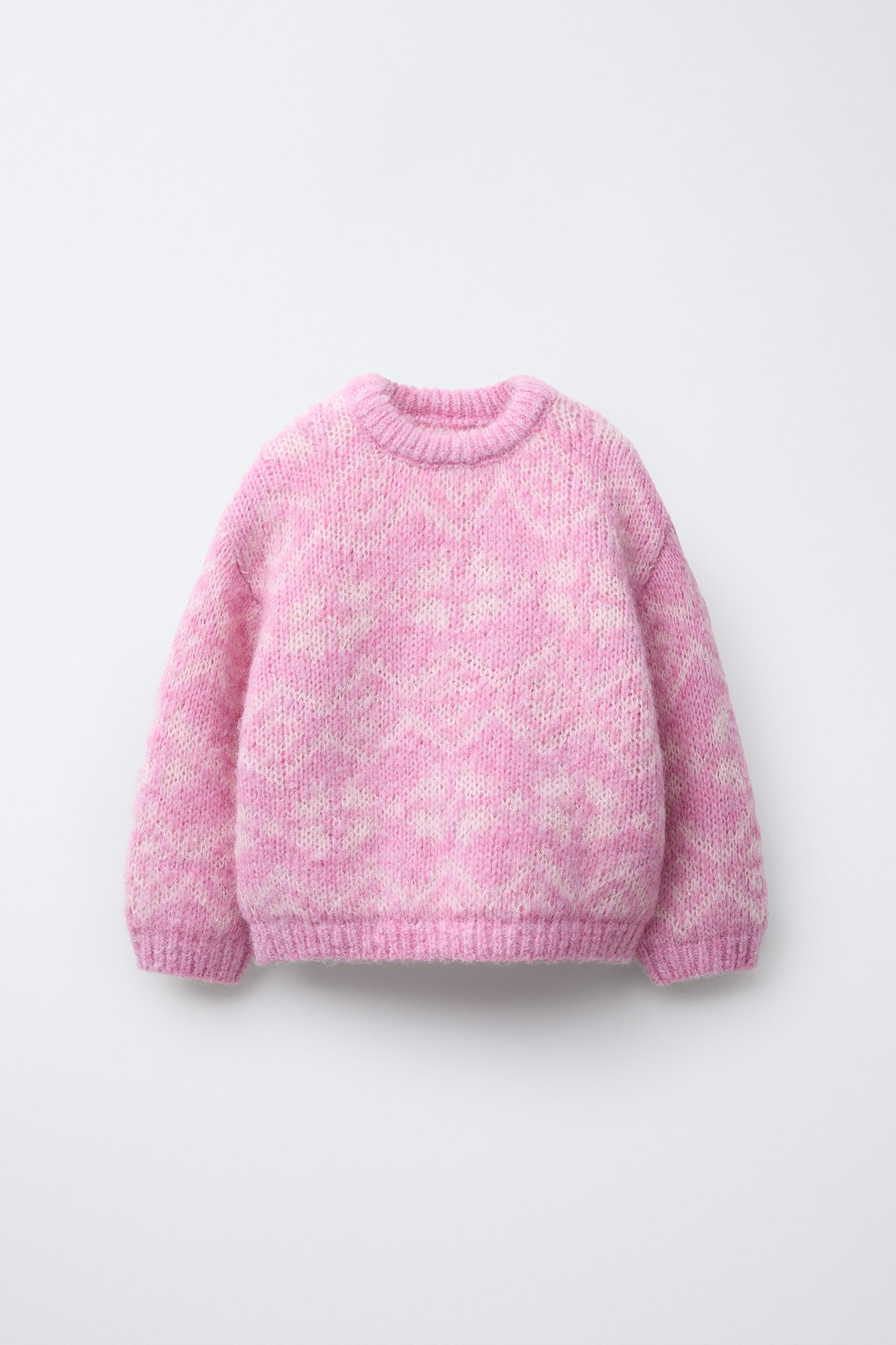 JACQUARD KNIT JUMPER WITH WOOL